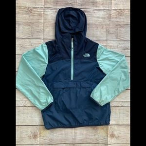 North Face half zip windbreaker Size large 14/16